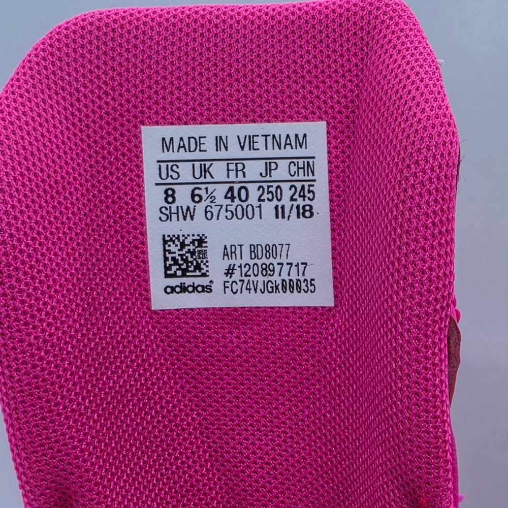 Adidas Originals Women's Falcon Out Loud "Shock Pink Glitter" BD8077 Size 8 - Picture 5 of 11